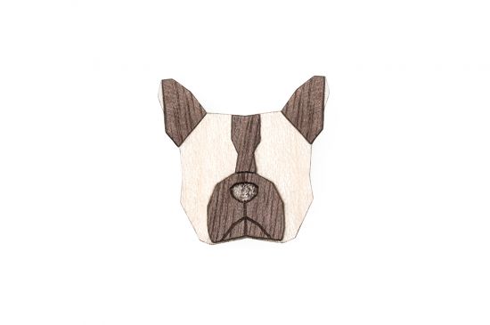 French Bulldog Brooch