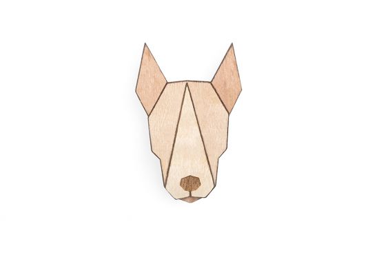 Bull Terrier Brooch