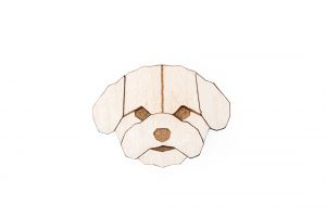 Bichon Frise Brooch