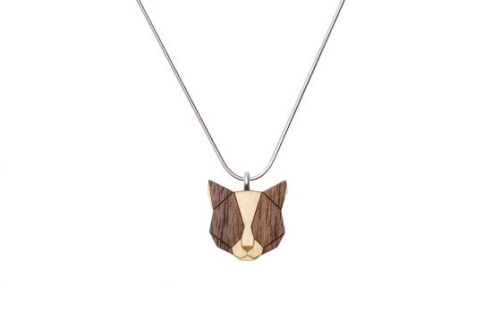 Grey Cat Pendant