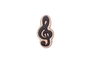 Treble Clef Brooch