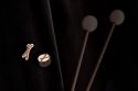 Drumsticks Brooch