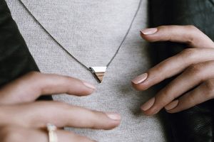 Red Necklace Triangle