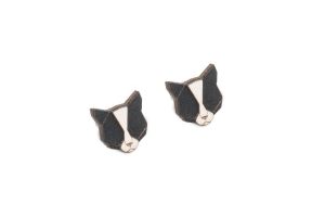 Black Cat Earrings