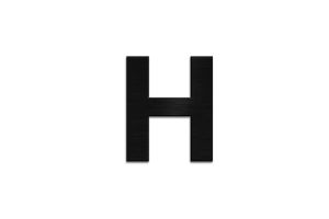 Letter H