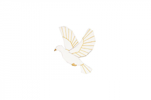 Dove Brooch