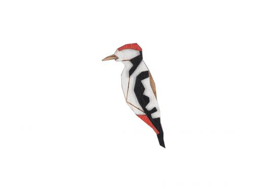 Woodpecker Brooch