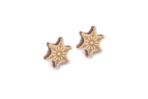 Snowflake earrings