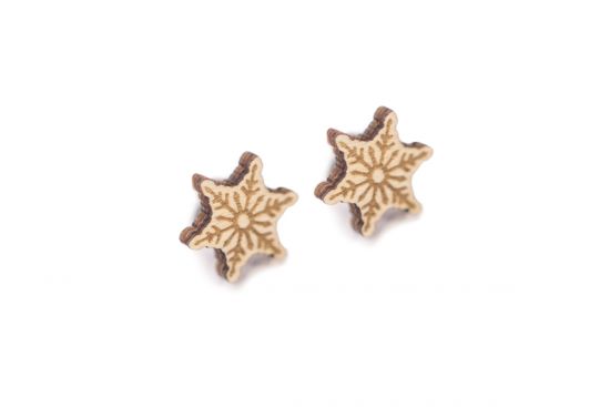 Snowflake earrings