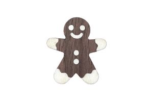 Gingerbread brooch