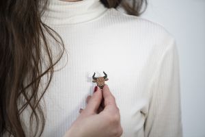 Taurus Brooch