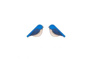 Blue Bird Earrings