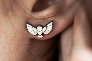 Snowy Owl Earrings