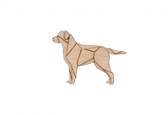 Walking Labrador Brooch