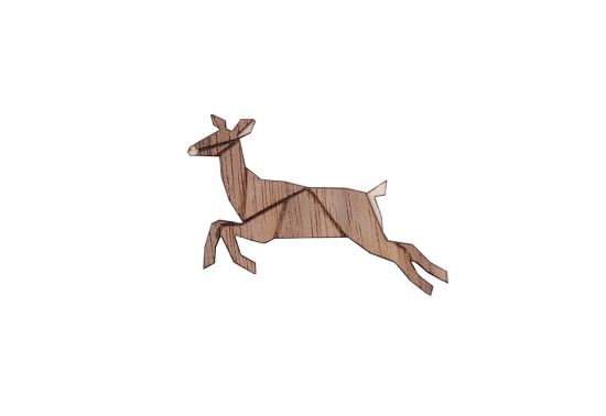 Jumping Doe Brooch