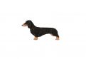 Walking Dachshund Brooch