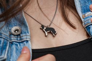 Walking Collie Pendant