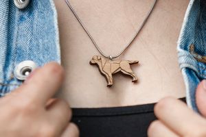 Walking Labrador Pendant