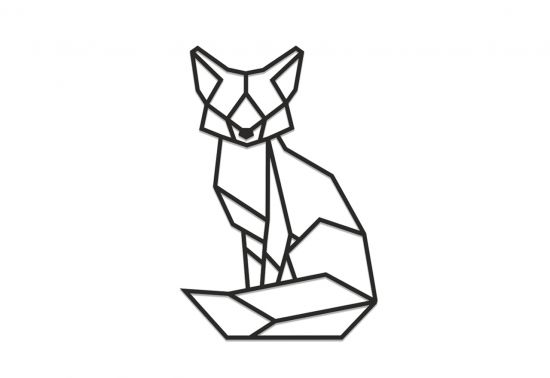 Sitting Fox Siluette