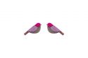 Purple Cutebird Earrings