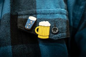 Beer Brooch