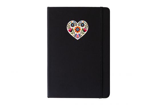 Notebook A5 – Folk Heart White