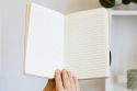 Notebook A5 – Folk Heart Blue - Lined