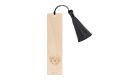 Wooden Bookmark – Folk Heart Natural