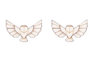 Snowy Owl Earrings