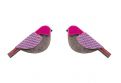 Purple Cutebird Earrings