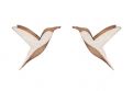 Natural Hummingbird Earrings