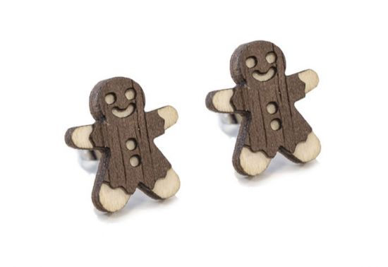 Gingerbread earrings