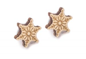 Snowflake earrings