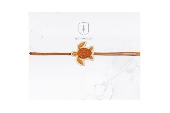 Wooden String Bracelet  – Turtle