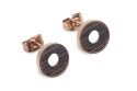Rose Earrings Circle