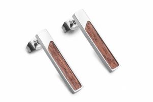 Red Earrings Rectangle