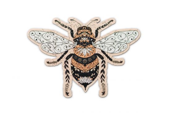 Wooden puzzle Bee