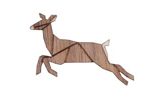 Jumping Doe Brooch