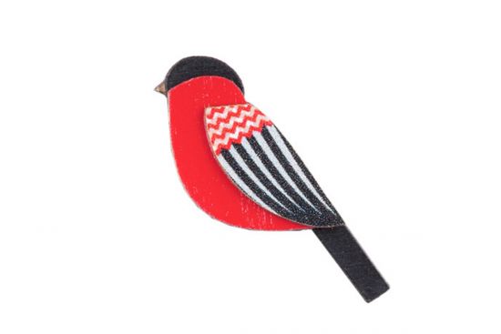 Zigzag Cutebird Brooch