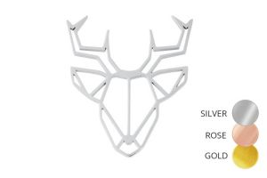Deer Steel Brooch