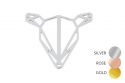 Doe Steel Brooch