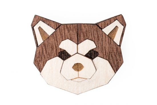 Akita Inu Brooch