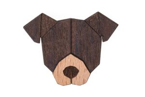 American Pit Bull Terrier Brooch
