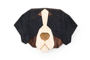 Bernese Mountain Dog Brooch