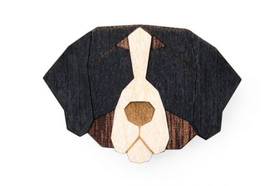 Bernese Mountain Dog Brooch