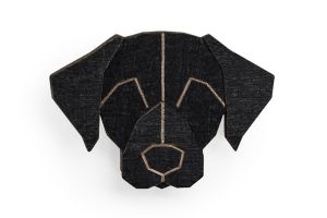 Black Labrador Brooch