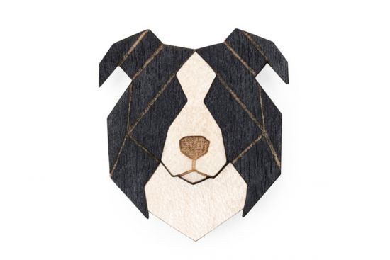 Border Collie Brooch