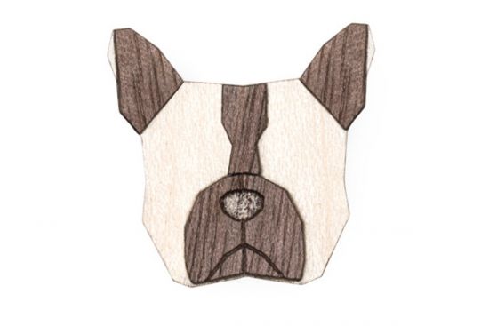 French Bulldog Brooch