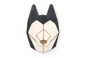 Husky Brooch