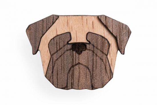 Pug Brooch